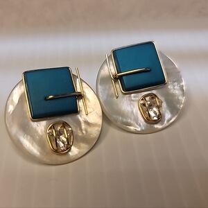 Vintage Modernist Artsy Earrings